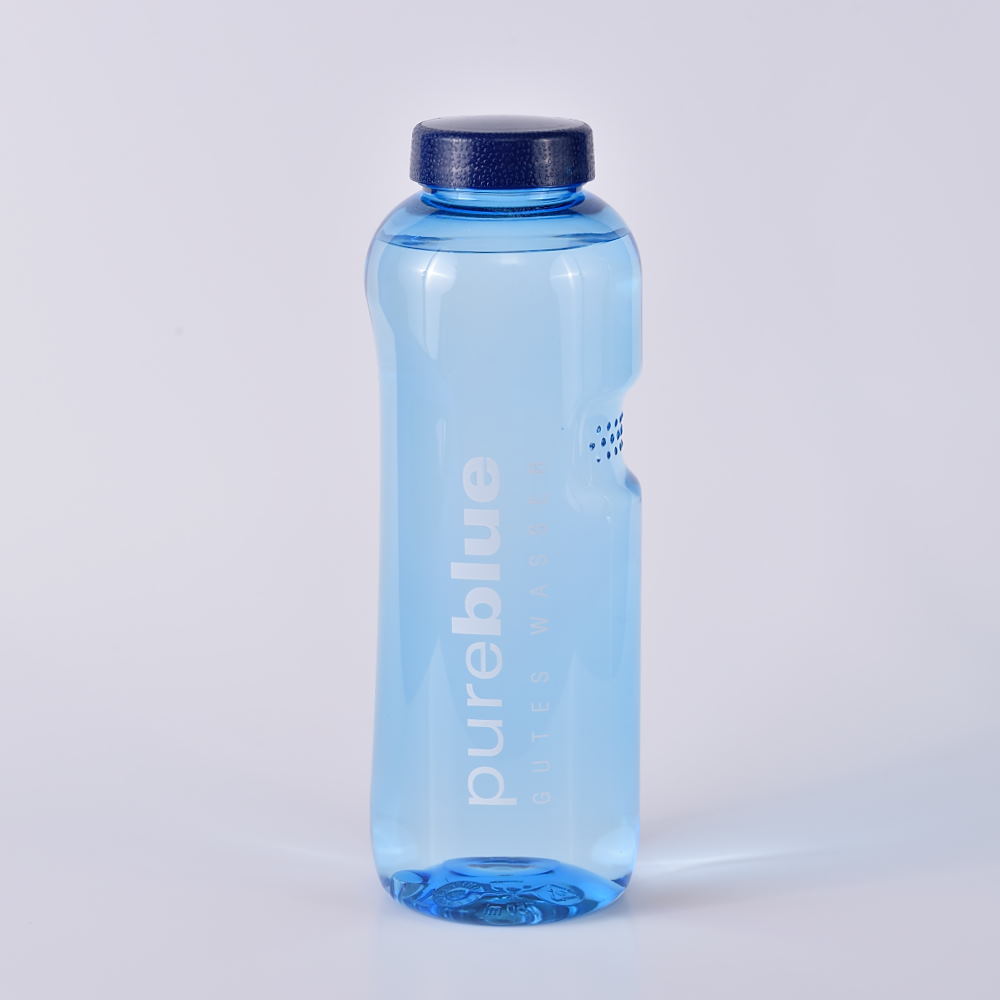 Wasserflasche  0,75 Liter rund