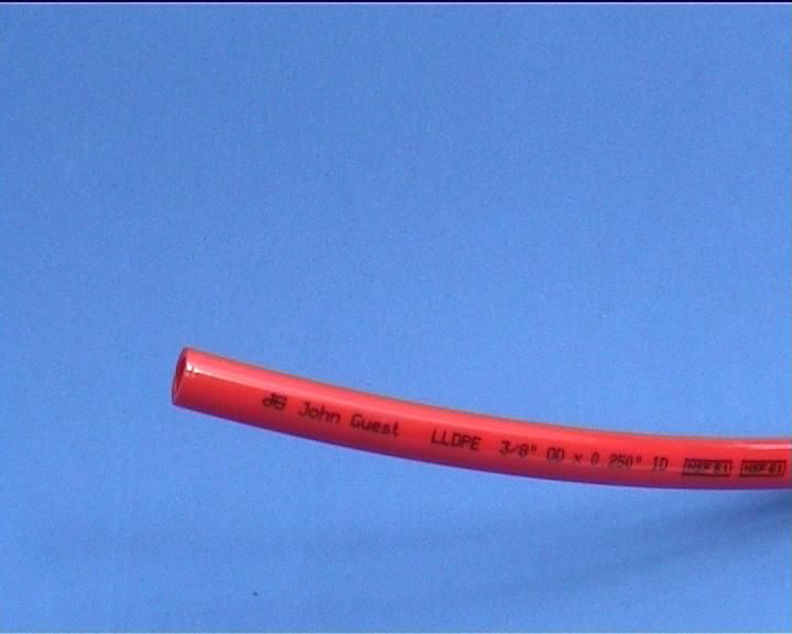 Schlauch LLDPE 3/8 rot